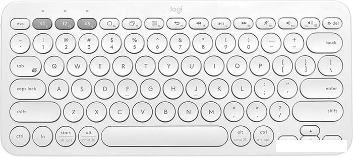 Клавиатура Logitech Multi-Device K380 Bluetooth (белый), фото 2