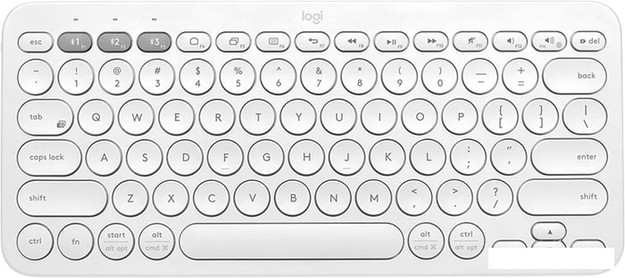 Клавиатура Logitech Multi-Device K380 Bluetooth (белый) - фото 1 - id-p203815974