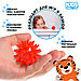 Мяч массажный ONLYTOP «Ёжик», d=4,5 см, цвет красный, фото 2