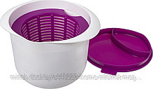 Аппарат для приготовления домашнего творога и сыра «НЕЖНОЕ ЛАКОМСТВО», фиолетовый, фото 3