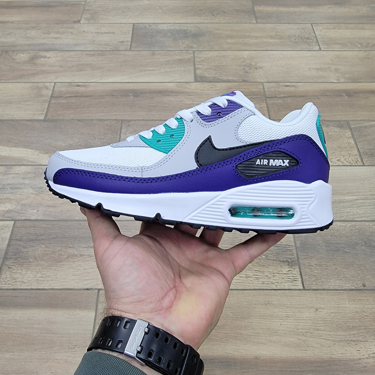 Кроссовки Nike Air Max 90 Purple Gray White