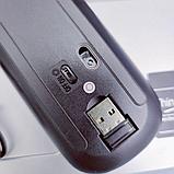 Беспроводная оптическая мышь Seven со световым эффектом (USB зарядка). Белая, фото 7