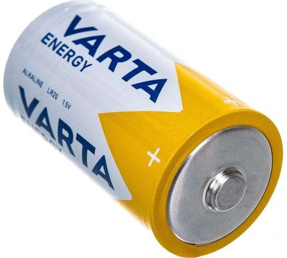 Батарейка - элемент питания VARTA Energy LR20/D/BP2 (бочка) 556458 - фото 2 - id-p203823163