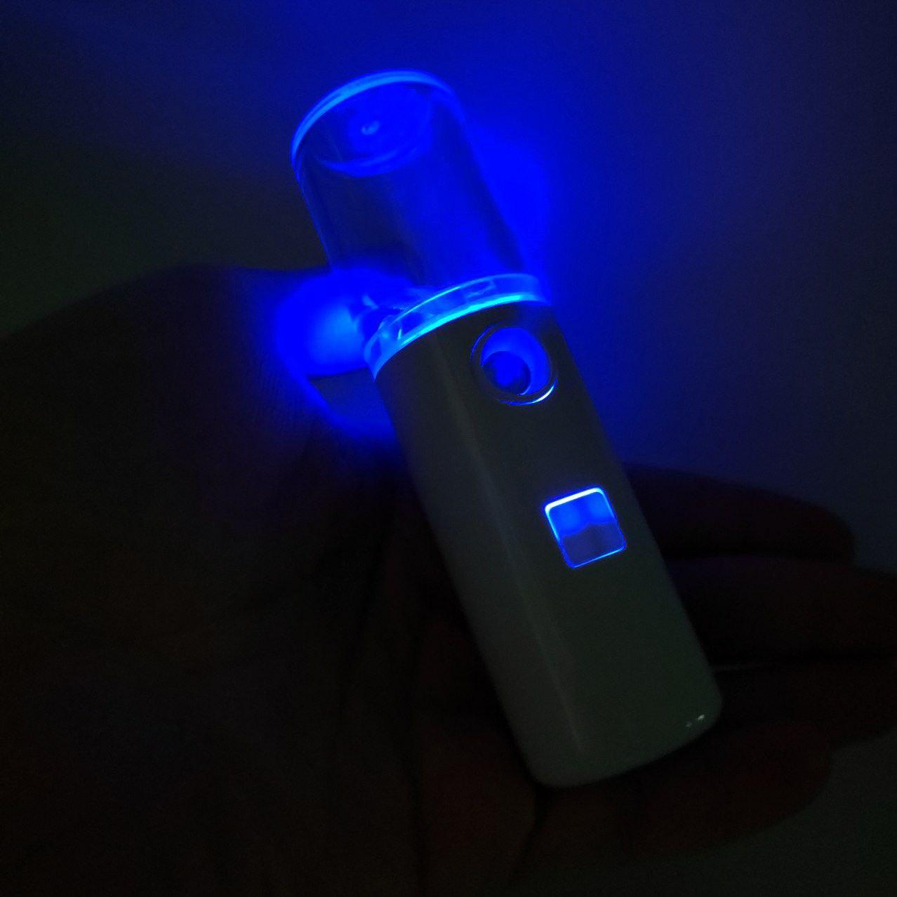 Портативный USB увлажнитель для лица со светодиодной подсветкой Этретта / карманный увлажнитель - фото 8 - id-p203824138
