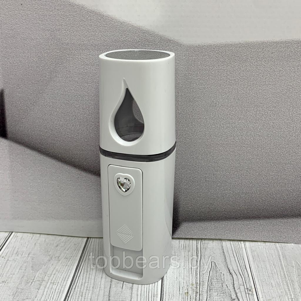 Портативный мини увлажнитель для лица Nano Mist Sprayer / карманный увлажнитель с зеркальцем, USB - фото 8 - id-p203825002