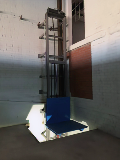 Грузовой гидравлический лифт (мачтовый консольный подъёмник) - фото 2 - id-p203833176