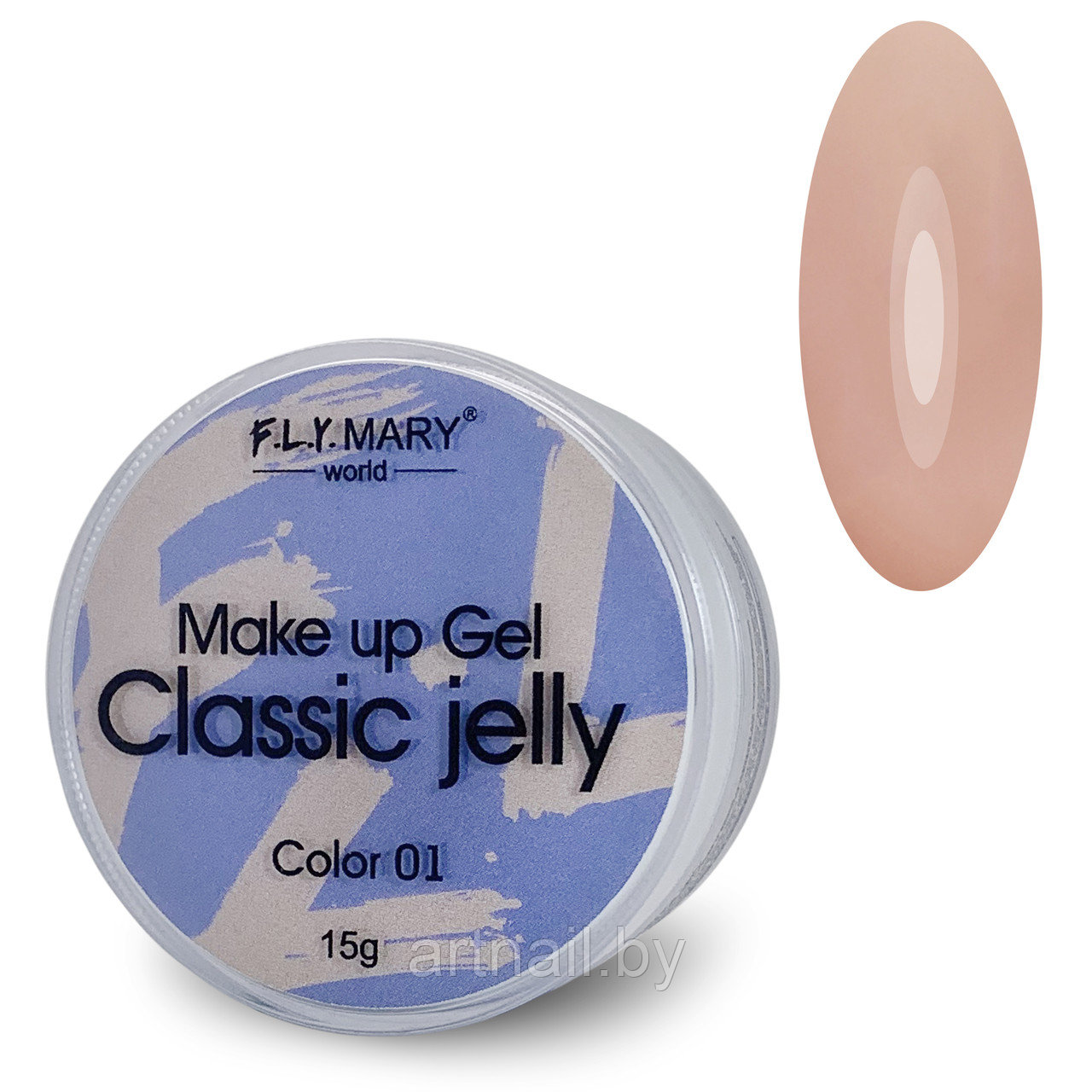Гель-желе Classic Jelly 01 (светлый бежевый) FlyMary 15 гр