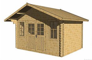 Дачный домик "Олимп" 4х3 м  из профилированного бруса 44 мм, (базовая комплектация)
