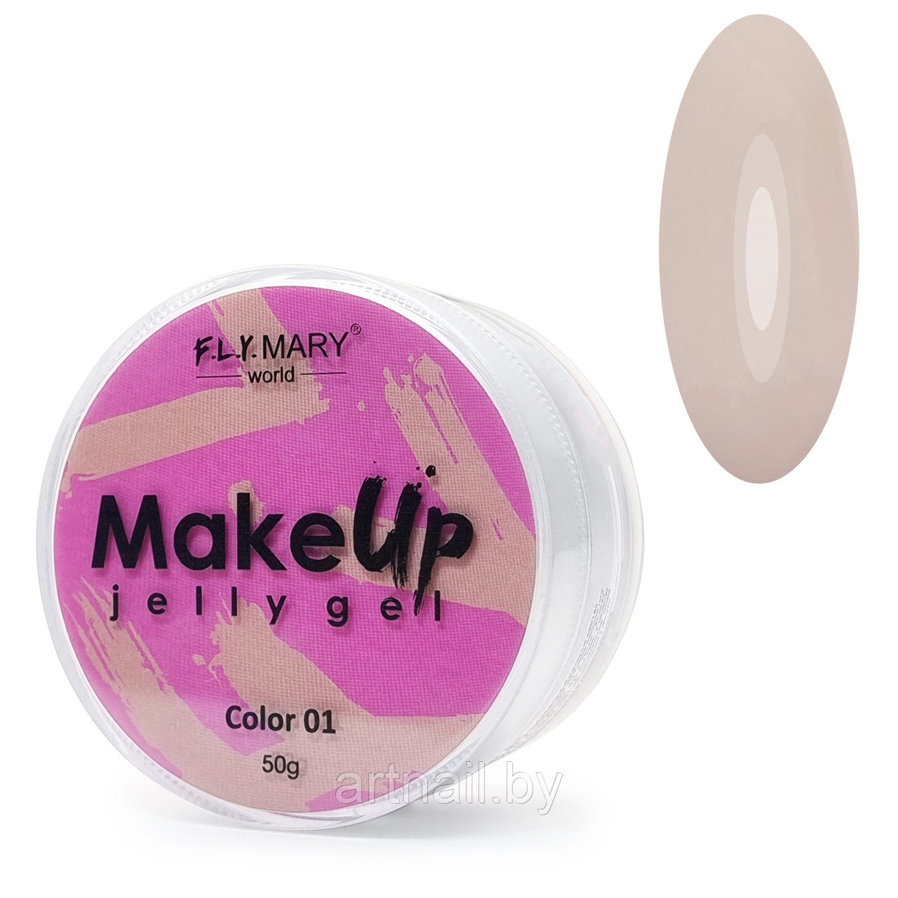 Камуфляж желе Jelly Make-Up №01 FlyMary (теплая карамель) 50 гр - фото 1 - id-p188866088