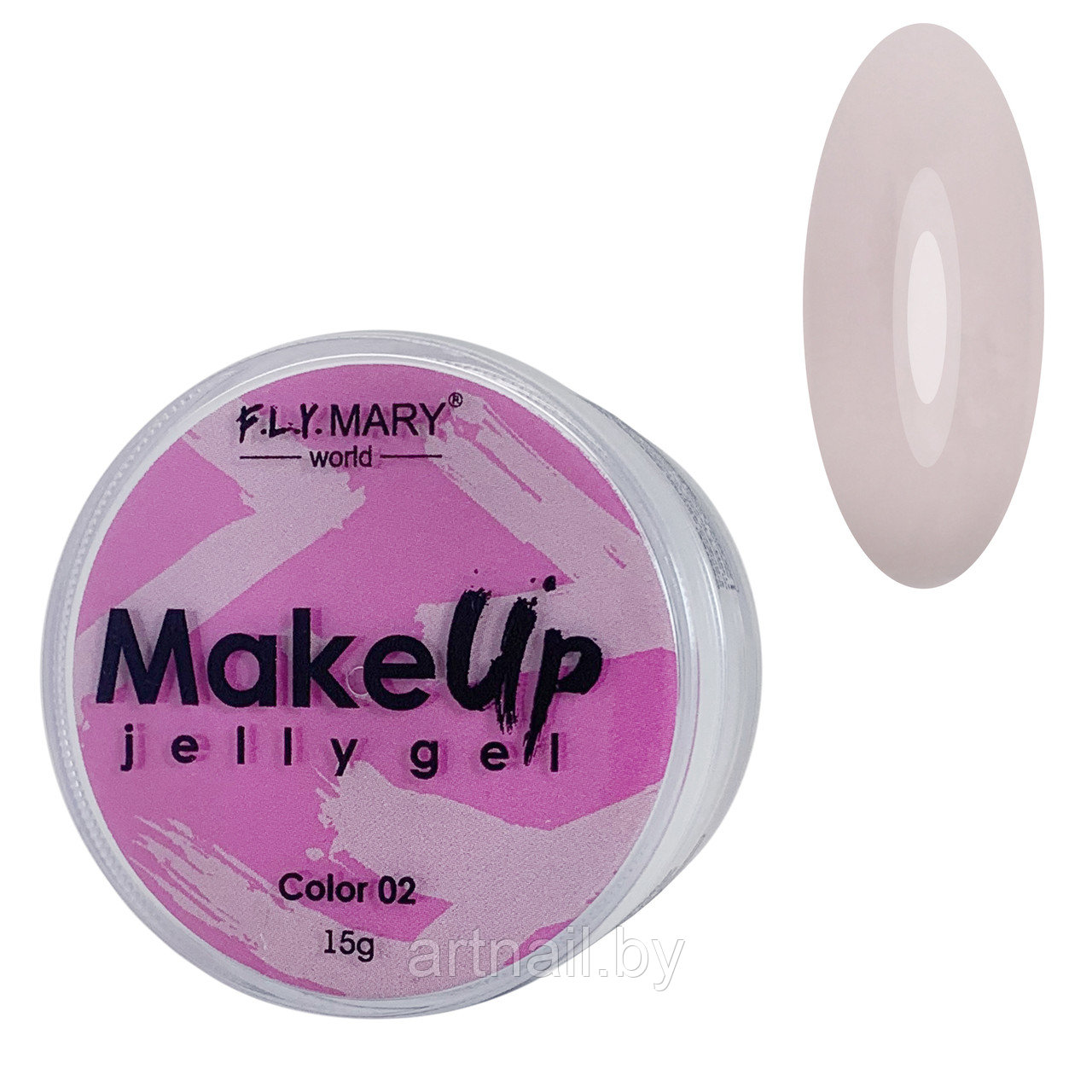 Камуфляж желе Jelly Make-Up №02 FlyMary (молочный коктейль) 15 гр