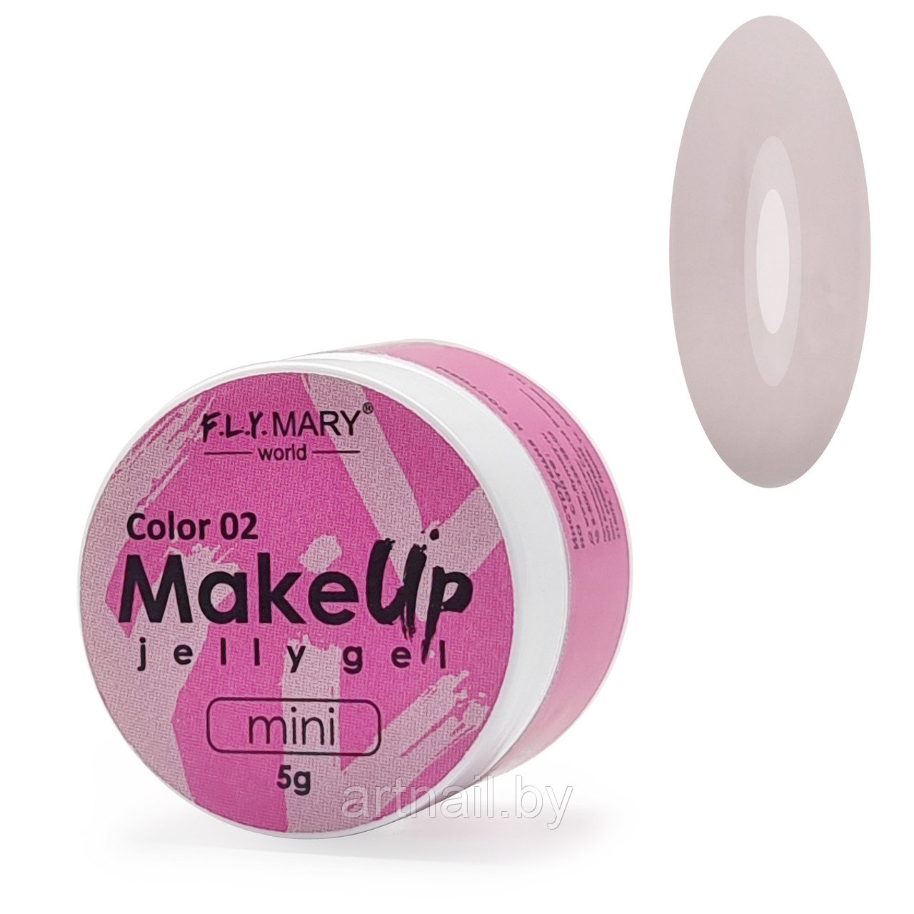 Камуфляж желе Jelly Make-Up №02 FlyMary (молочный коктейль) 5 гр - фото 1 - id-p188866200