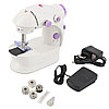Швейная машинка компактная Mini Sewing Machine SM-202A (Портняжка) с подсветкой + подарок, фото 3