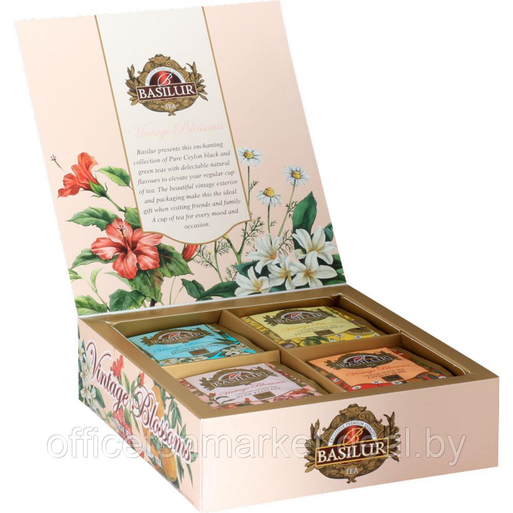 Чай Basilur "Винтажные цветы", 40 пакетиковx1.5 гр, ассорти - фото 3 - id-p203835322