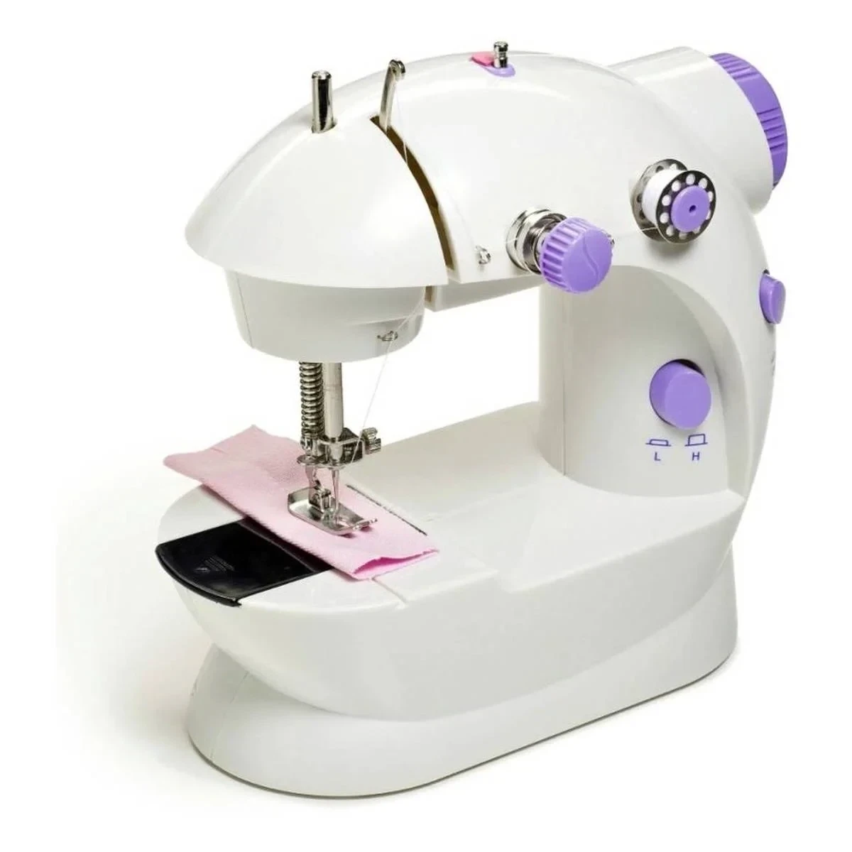 Швейная машинка компактная Mini Sewing Machine SM-202A (Портняжка) с подсветкой + подарок - фото 2 - id-p203836441