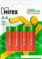 Аккумуляторы Mirex AA 2500mAh 4 шт HR6-25-E4