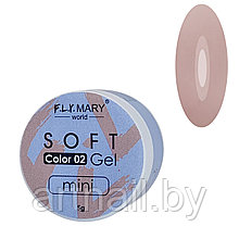 Пепельный персик желеообразный камуфляж Soft Jelly Make Up Gel №02 FlyMary 5 гр