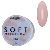 Универсальный розовый желеообразный камуфляж Soft Jelly Make Up Gel №03 FlyMary 15 мл