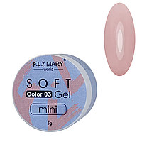 Универсальный розовый желеообразный камуфляж Soft Jelly Make Up Gel №03 FlyMary 5 мл