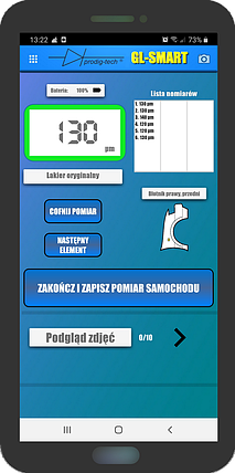 Толщиномер лакокрасочных покрытий Prodig-tech GL-SMART-8, фото 2