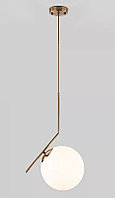 50153/1 латунь подвесной светильник со стеклянным плафоном