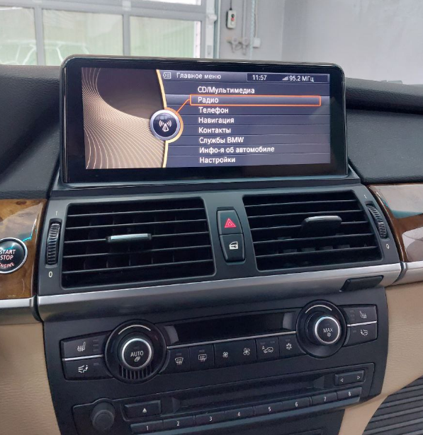 Штатная магнитола Radiola для BMW X5 E70 (2007-2010) CCC на Android 13 (8/128gb) +4g