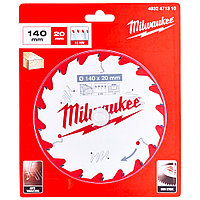 Пильный диск 140х1,6х20 мм Z18 Milwaukee (4932471310)