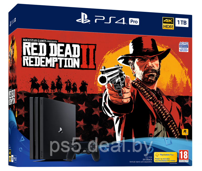 Trade-in Б У Playstation 4 pro (PS4) + Red Dead Redemption 2 - фото 1 - id-p203861278