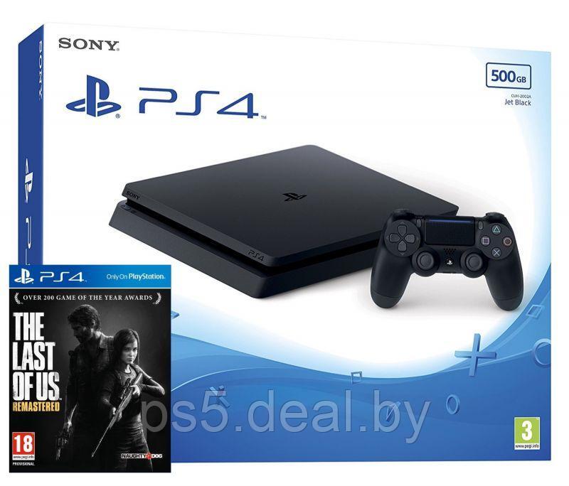 Trade-in Б У Sony Playstation 4 Slim Игровая консоль + The Last Of Us для PS4 - фото 1 - id-p203861282