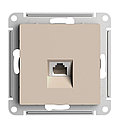 Розетка компьютерная RJ45 кат.5E, цвет Песочный (Schneider Electric ATLAS DESIGN), фото 2