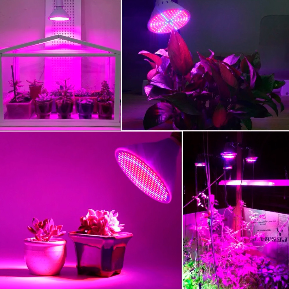Светодиодная LED фитолампа для подсветки растений (300 светодиодов) - фото 5 - id-p203864535
