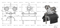 Тележка С-рельса СВ-15