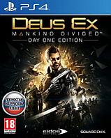 Уцененный диск - обменный фонд Deus Ex: Mankind Divided PS4