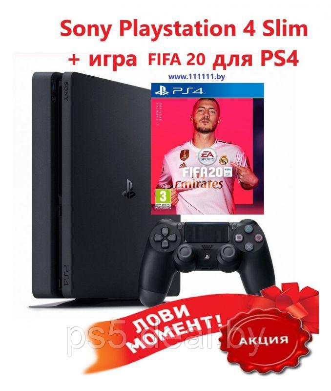 Trade-in Б У Sony PlayStation 4 + FIFA 20 - фото 1 - id-p203861412