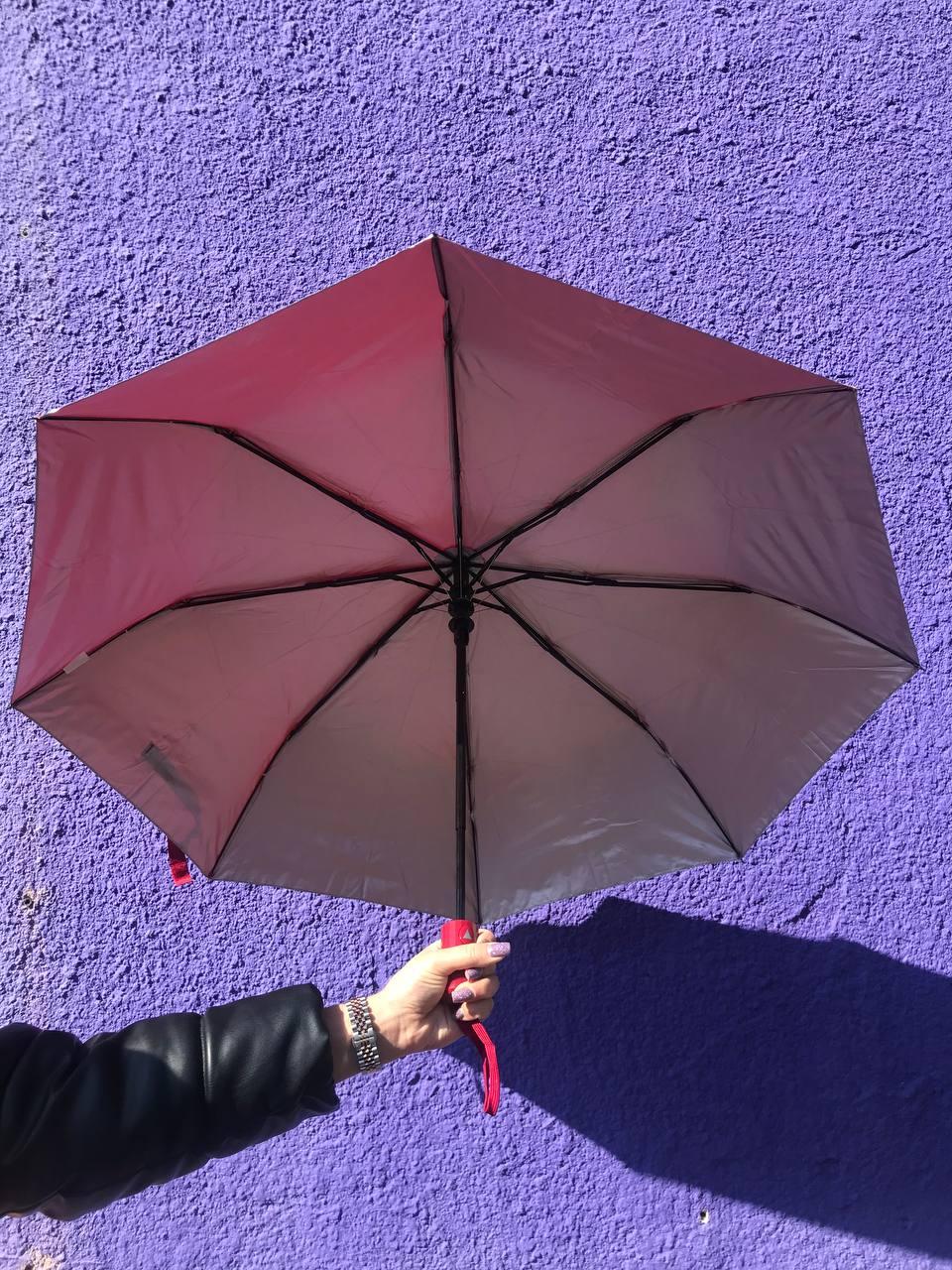 Зонт женский складной полуавтомат, 8 спиц +подарок - фото 3 - id-p203863991