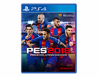 PS4 Уценённый диск обменный фонд Pro Evolution Soccer 2018 для PS4 \\ PES 2018 для ПС4