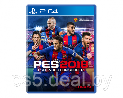 PS4 Уценённый диск обменный фонд Pro Evolution Soccer 2018 для PS4 \\ PES 2018 для ПС4 - фото 1 - id-p203862503