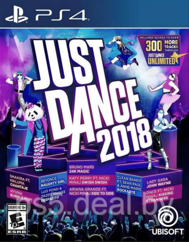 PS4 Уценённый диск обменный фонд Just Dance 2018 для PS4 \\ Джаст Дэнс 2018 для ПС4 - фото 1 - id-p203862528