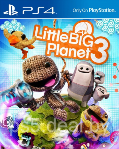 PS4 Уценённый диск обменный фонд LittleBigPlanet 3 для PS4 \\ Литтл Биг Планет 3 для ПС4 - фото 1 - id-p203862531