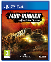 PS4 Уценённый диск обменный фонд Игра для PlayStation 4 Spintires \\ MudRunner для PS4