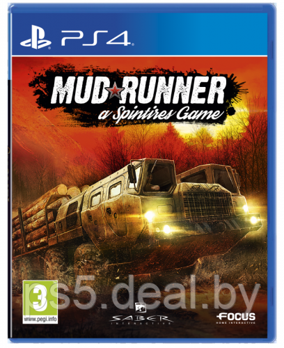 PS4 Уценённый диск обменный фонд Игра для PlayStation 4 Spintires \\ MudRunner для PS4 - фото 1 - id-p203862551