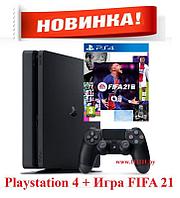 Sony SONY PlayStation 4 Slim + Игра FIFA 21 для PS4