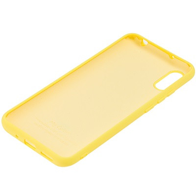 Силиконовый чехол Silicone Case желтый для Xiaomi Redmi 9A - фото 2 - id-p203861025
