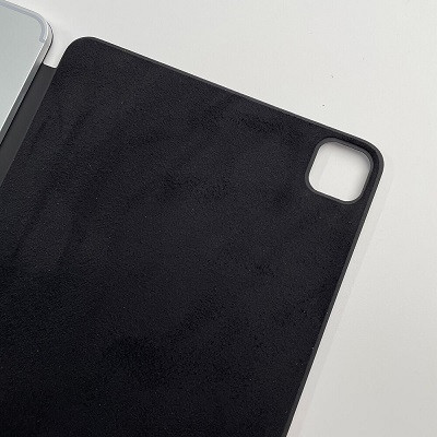 Полиуретановый чехол-книжка Folio Case черный для Apple iPad Pro 12.9 (2020) - фото 3 - id-p203862453