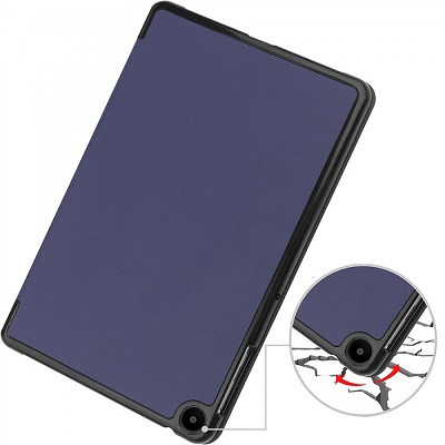 Полиуретановый чехол JFK Smart Case синий для Huawei MatePad SE 10.4 - фото 3 - id-p203863477