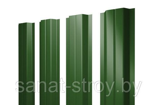 Штакетник П-образный А 0,45 PE RAL 6002 лиственно-зеленый - фото 1 - id-p203869671