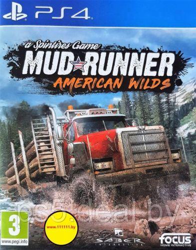 PS4 Уценённый диск обменный фонд Игра Spintires MudRunner American Wilds для PlayStation 4 в рассрочку - фото 1 - id-p203863195