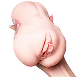 Мастурбатор реалистичный вагина с двойным слоем Kokos Onahole Edition 001, телесный, 18 см, фото 6