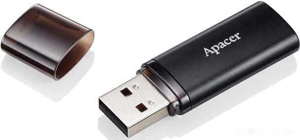 USB Apacer AH25B 64GB 3.2 Gen 1 черная - фото 1 - id-p203870466