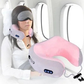 Массажер - подушка для шеи U-SHAPED MASSAGE PILLOW, фото 2