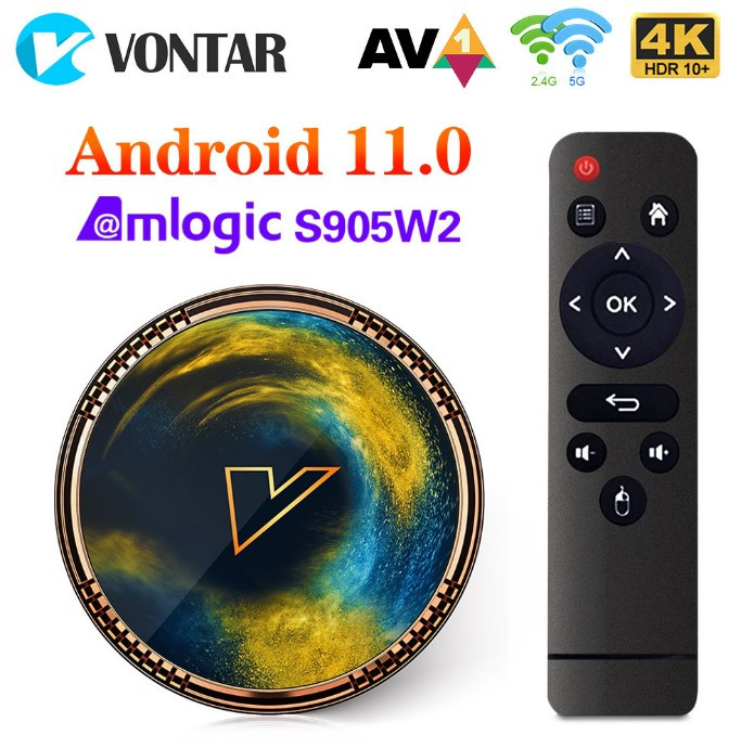 Смарт ТВ приставка VONTAR X2 S905W2 4G + 32G TV Box андроид - фото 2 - id-p203870832